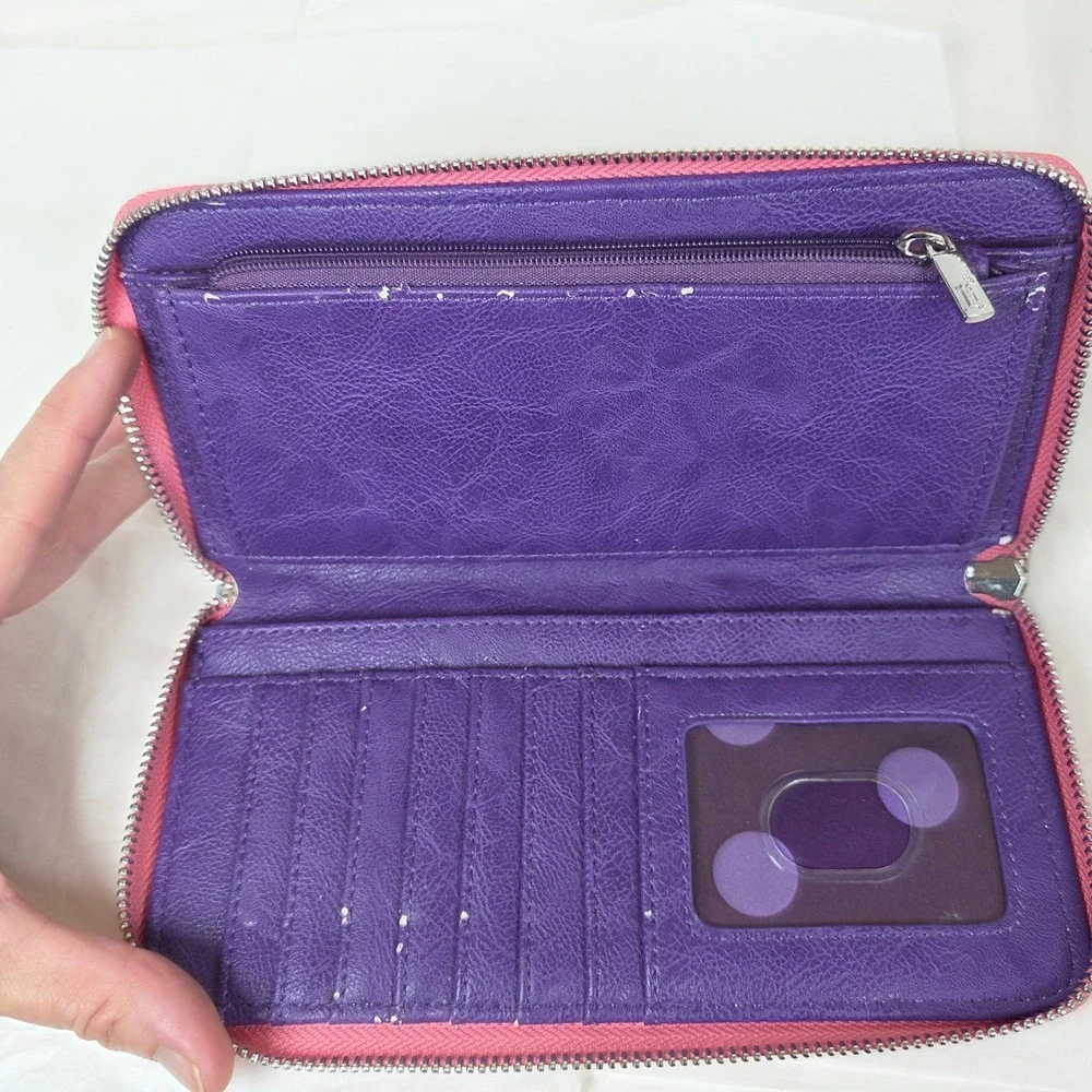 Loungefly Disney Pixar Toy Story 4 Bo Peep Zip Around Wallet Blue Pink Purple